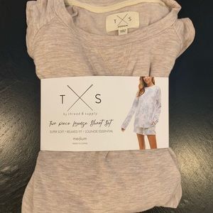 Two piece lounge short set - LAST ONE!! Size large